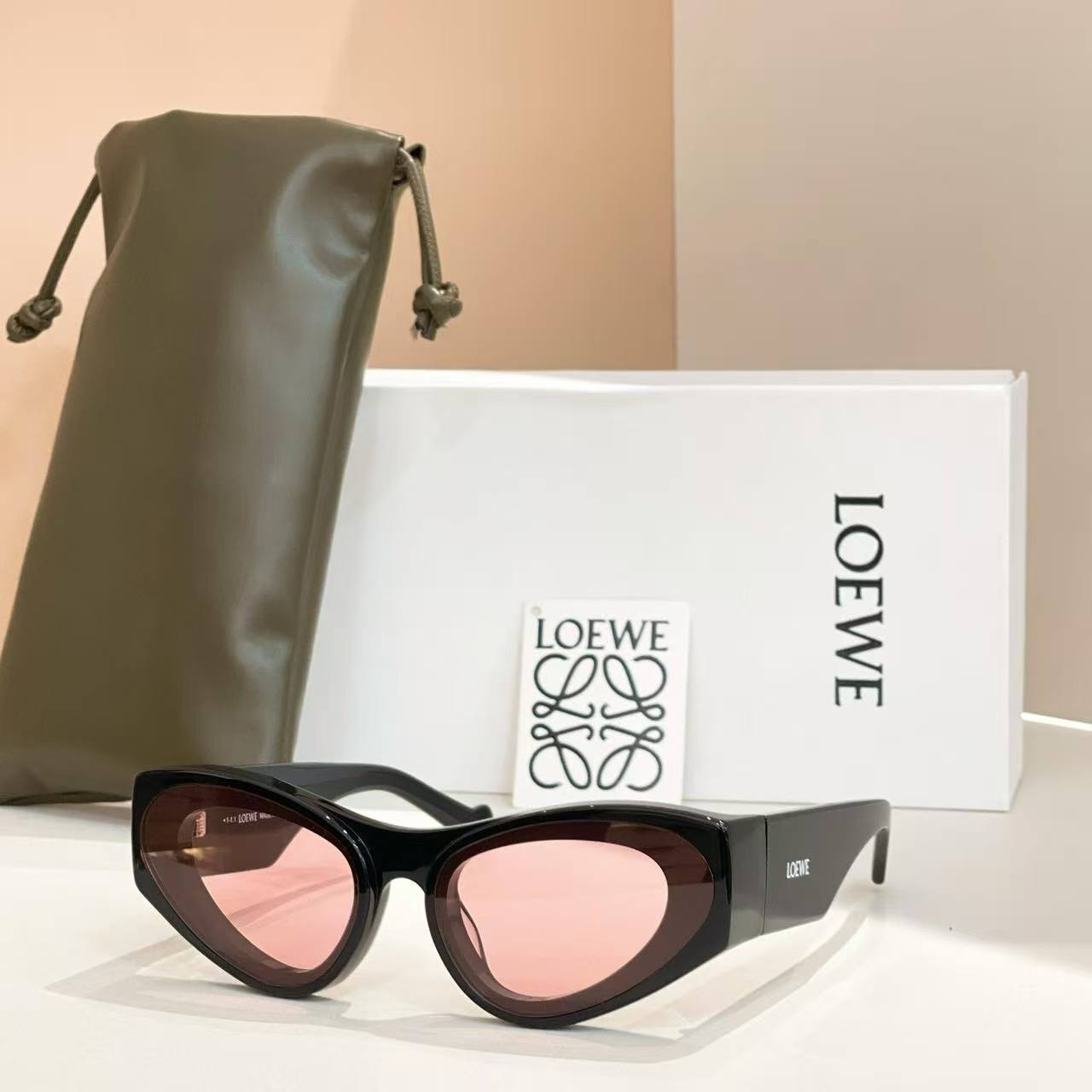 Luxury women's shoes and sunglasses