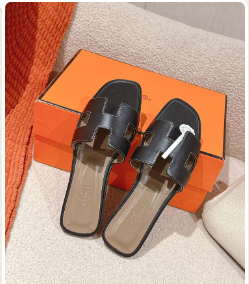 Women in luxury slippers