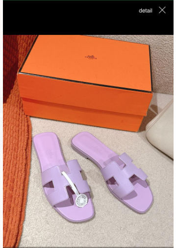 Women in luxury slippers