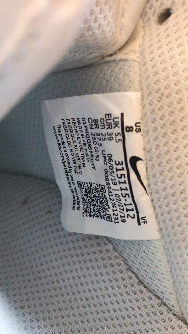 sneaker shoes Low-top Triple White 315122-111