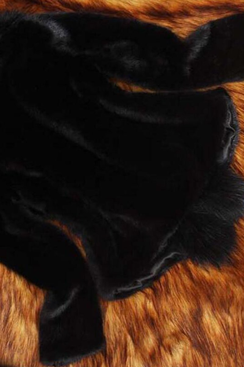 Plus Size Faux Fur Collar Solid Color Coat