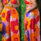Plus Size Floral Print Criss Cross Two Piece Sets