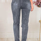 Plus Size Denim Hole Distressed Pocket Jeans