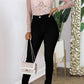 Plus Size Denim Back Bandage High Waist Jeans