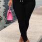 Plus Size Denim Back Hole High Waist Jeans
