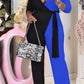 Plus Size Color Patchwork Strapped V-Neck Jumpsuit