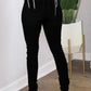 Plus Size Denim Back Bandage High Waist Jeans