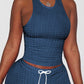 Plus Size Drawstring Sports Two Piece Sets
