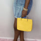 Plus Size Denim Button Up Pocket Skirt
