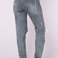 Plus Size Denim Hole Distressed Pocket Jeans