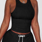 Plus Size Drawstring Sports Two Piece Sets