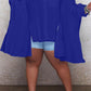 Plus Size Batwing Sleeve Irregular Hem Loose Shirt