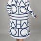 Plus Size Asymmetric Hem Turtleneck Dress