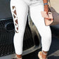 Plus Size Denim Side Bandage Mid Waist Jeans