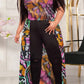 Plus Size Asymmetric Hem See-through Dress