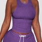 Plus Size Drawstring Sports Two Piece Sets