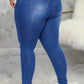 Plus Size Denim Hole Distressed Jeans