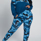 Plus Size Camouflage Print Patchwork Top & Pants