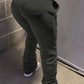 Pleated Pocket Solid Color Skinny Pants