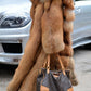 Plus Size Faux Fur Collar Hooded Collar Coat