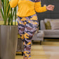 Plus Size Camouflage Print Patchwork Top & Pants