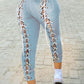 Plus Size Eyelet Detail Hole Distressed Jeans