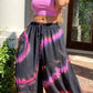 Plus Size Digital Print Wide Leg Lantern Pants