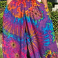 Plus Size Digital Print Wide Leg Lantern Pants