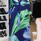 Plus Size Digital Print Button Maxi Dress With Belt