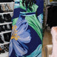 Plus Size Digital Print Button Maxi Dress With Belt