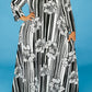 Plus Size Digital Print Dress Without Belt