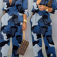 Plus Size Camouflage Print Belted Jumpsuit