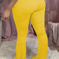 Plus Size Flared Solid Color Pants