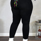 Plus Size Denim Colorful Bandage High Waist Jeans