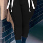 Plus Size Denim Strapped Hole Skinny Jeans